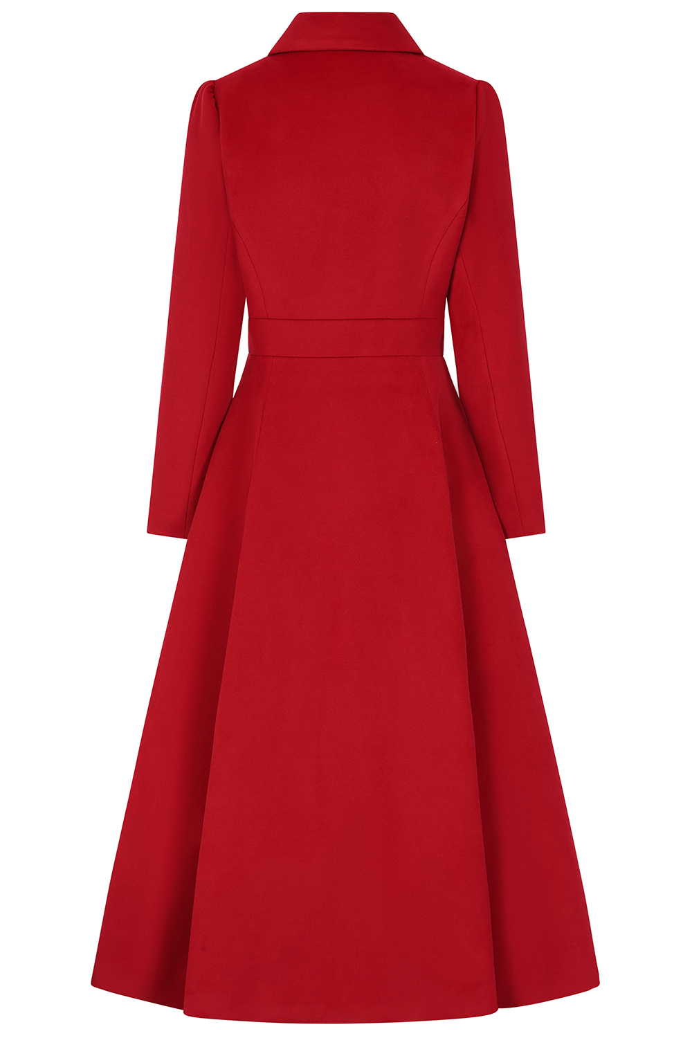 Seraphina Red Swing Coat in Extended Sizing